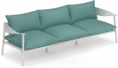 Диван трехместный с подушками EMU Terramare алюминий, экокожа, акрил Фото 1
