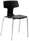 Комплект пластиковых кресел Colos Split 1 Set 2 сталь, полипропилен, стекловолокно хромированный, черный Фото 5