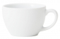 Чашка для капучино Ancap Verona Open фарфор белый Фото 1