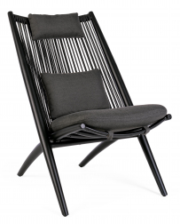 Лаунж-стул плетеный с подушками-thumbs-Фото1