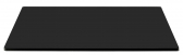 Столешница прямоугольная PEDRALI Solid Laminate компакт-ламинат HPL черный Фото 1