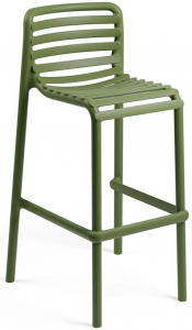 Стул пластиковый барный Nardi Doga Stool стеклопластик агава Фото 1