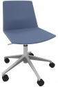 Стул офисный на колесах Quadrifoglio Clue алюминий, ткань Фото 1