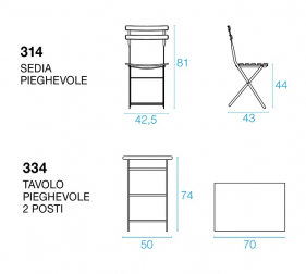 Комплект металлической складной мебели-thumbs-Фото3