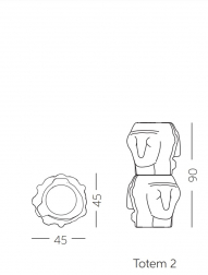 Фигура Тотем из биопластика Threebu Totem 2 Special
