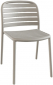 Стул пластиковый PAPATYA Tarabya-S стеклопластик светло-серый Фото 1