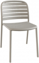 Стул пластиковый PAPATYA Tarabya-S стеклопластик светло-серый Фото 1
