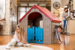 Детский домик Keter Foldable PlayHouse полипропилен бежевый, красный Фото 3