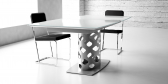 Стол стеклянный Orsenigo WK металл, закаленное стекло Фото 5