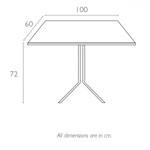Стол пластиковый складной Siesta Garden Foldable Tables сталь, пластик белый Фото 2