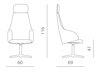 Кресло вращающееся с обивкой-thumbs-Фото3