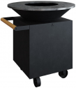 Очаг гриль на колесах ReeHouse OFYR 100 PRO кортеновая сталь черный Фото 4