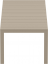 Стол пластиковый раздвижной Siesta Contract Atlantic Table 210/280 алюминий, полипропилен бежевый Фото 11
