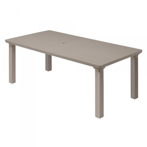 Стол пластиковый раздвижной SCAB GIARDINO Triplo Table пластик серый Фото 3