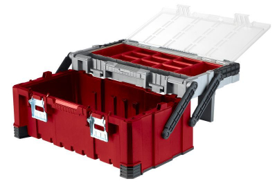 Органайзер раскладной для инструментов Keter 22 Cantilever Tool Box полипропилен красный Фото 1
