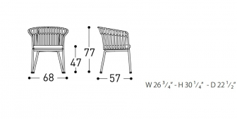 Кресло плетеное с подушкой-thumbs-Фото3