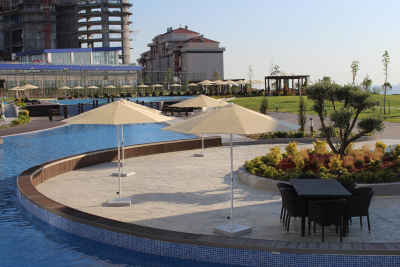 Зонт профессиональный THEUMBRELA SEMSIYE EVI Avocado алюминий, акрил Фото 13