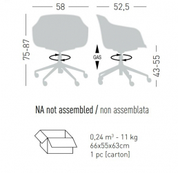 Кресло офисное с обивкой-thumbs-Фото3