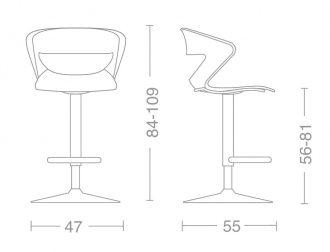 Стул барный пластиковый-thumbs-Фото3