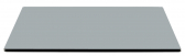 Столешница прямоугольная PEDRALI Solid Laminate компакт-ламинат HPL серый Фото 1