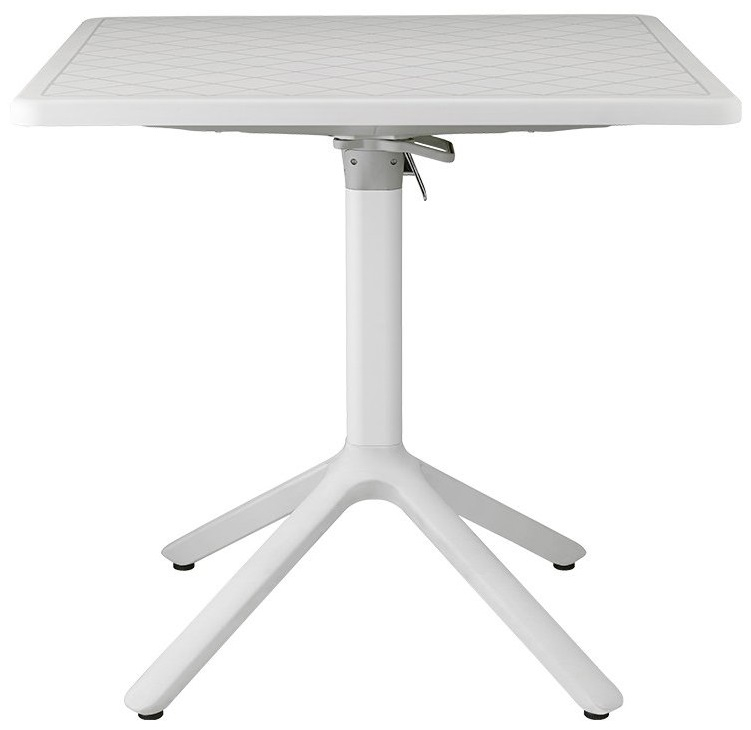 Стол пластиковый складной Eco Folding, лен, 800х800х750 мм