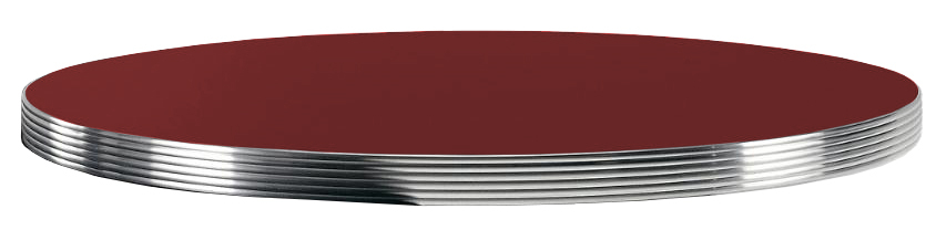 Столешница круглая Laminate Aluminium Edge