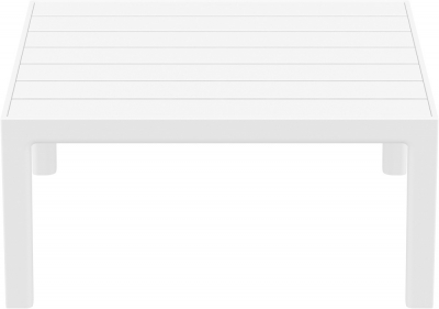 Столик пластиковый кофейный Siesta Contract Portofino Lounge стеклопластик, полипропилен белый Фото 4