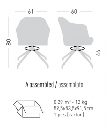 Кресло офисное с обивкой-thumbs-Фото3