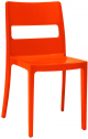 Стул пластиковый огнестойкий Scab Design Sai стеклопластик оранжевый Фото 1