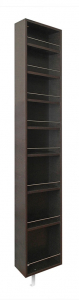 Поворотный зеркальный шкаф Shelf.On Лупо Шелф Стекло ЛДСП венге Фото 1