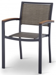 Кресло металлическое текстиленовое-thumbs-Фото1