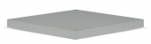 Столешница прямоугольная PEDRALI Laminate ЛДСП, ABS-пластик серый Фото 1