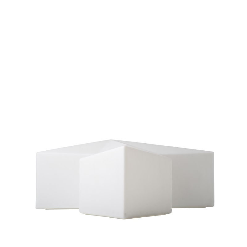 Пуф пластиковый светящийся Glace Lighting IN
