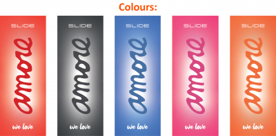 Фигура пластиковая Надпись SLIDE Amore Message органическое стекло красный Фото 3