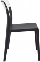 Стул пластиковый Siesta Contract Mone стеклопластик, поликарбонат черный, прозрачный Фото 7