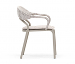Кресло плетеное Varaschin Noss алюминий, роуп Фото 8