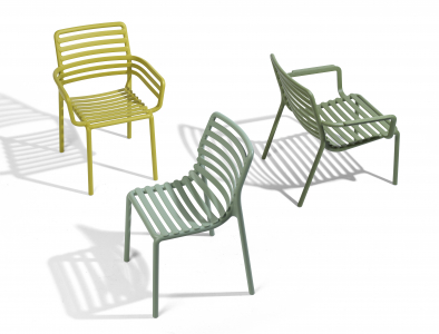 Комплект пластиковых кресел Nardi Doga Relax Set 4 стеклопластик агава Фото 20
