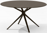 Стол металлический обеденный Fast Moai алюминий темно-коричневый Фото 4