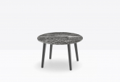 Столик журнальный PEDRALI Malmo Marble ясень, мрамор черный ясень, серый мрамор Фото 4