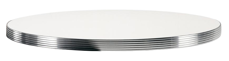 Столешница круглая Laminate Aluminium Edge