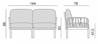 Диван пластиковый с подушками-thumbs-Фото3