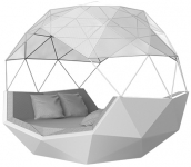 Лаунж-лежак двухместный Iglu Basic