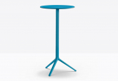 Подстолье металлическое барное PEDRALI Elliot алюминий синий Фото 5