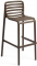 Стул пластиковый барный Nardi Doga Stool стеклопластик табак Фото 2