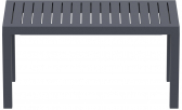 Столик пластиковый журнальный Siesta Contract Ocean Table пластик темно-серый Фото 7