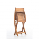 Стул деревянный складной WArt Mane ироко Фото 4