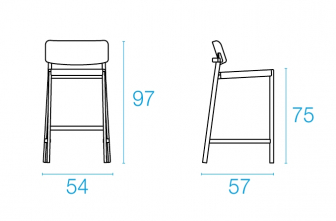 Стул металлический барный-thumbs-Фото3