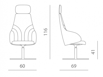 Кресло вращающееся с обивкой-thumbs-Фото3