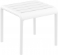 Столик пластиковый журнальный Siesta Contract Paris Side Table стеклопластик белый Фото 1