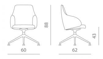 Кресло вращающееся с обивкой-thumbs-Фото3